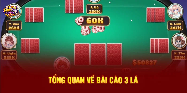 Đôi nét về bài cào 3 lá haywin